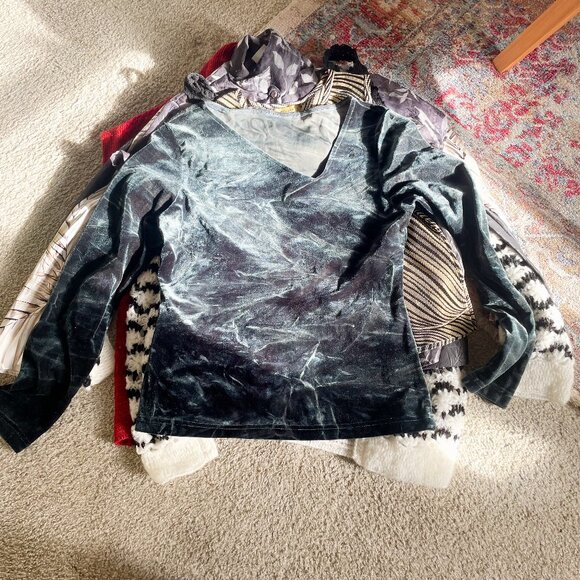 Y2K Whimsigoth & Witchy Boho 8 Piece Bundle Lot of Women's Tops, Medium - Large - Picture 1 of 8